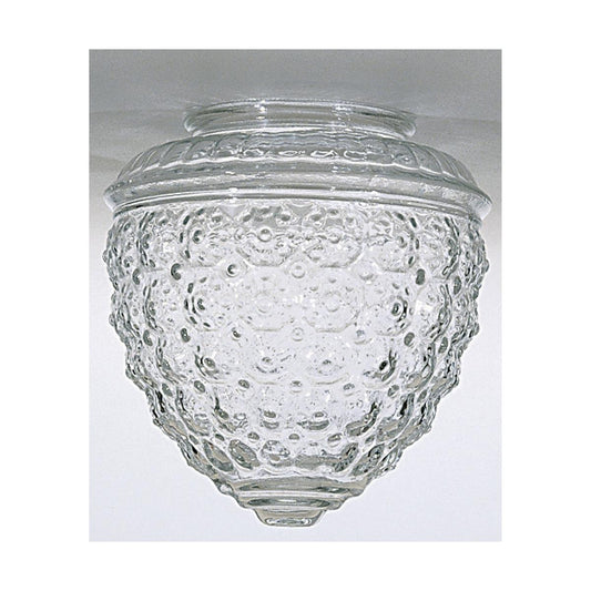 Satco 50-112 Pineapple Glass Shade 6 in. x 3-1/4 in. 5-1/2 in. Diameter 3-1/4 in. Fitter