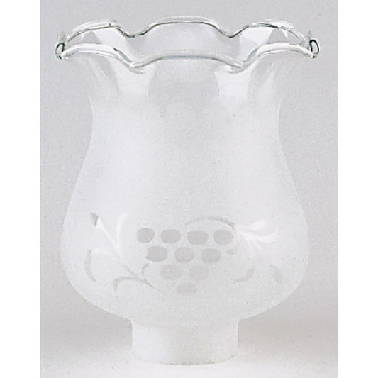 Satco 50-120 Tall Glass Grape Shade 4-3/8 in. Diameter 1-5/8 in. Fitter 5 in. Height