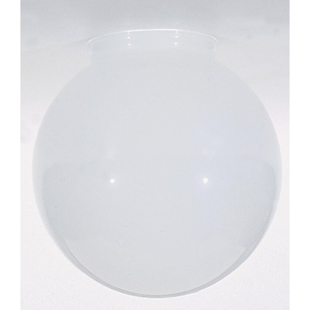 Satco 50-143 Sprayed Glossy White Ball Shade 6 in. Diameter 3-1/4 in. Fitter