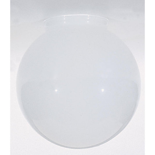 Satco 50-143 Sprayed Glossy White Ball Shade 6 in. Diameter 3-1/4 in. Fitter