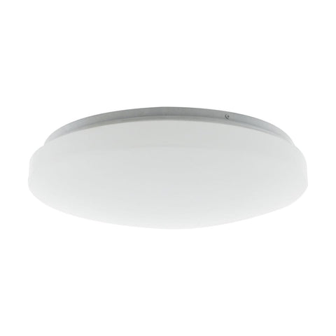 Satco 62-1212 14 inch Acrylic Round Flush Mounted LED Light Fixture CCT Selectable White Finish 120V