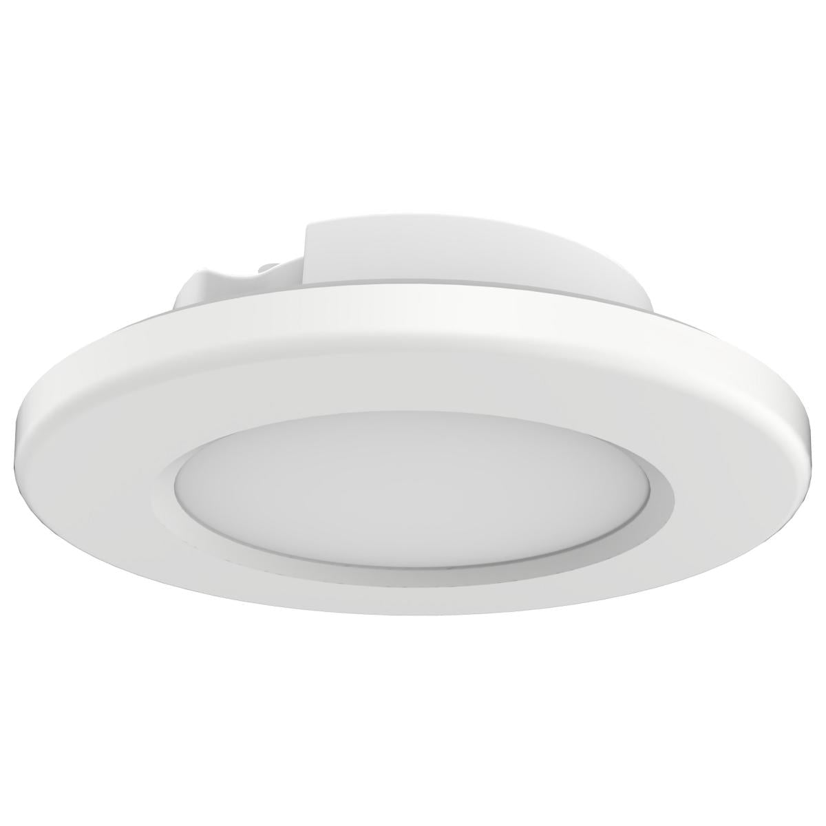 Satco 62-1590 4 inch; LED Surface Mount Fixture; 5000K; 6 Unit Contractor Pack; White