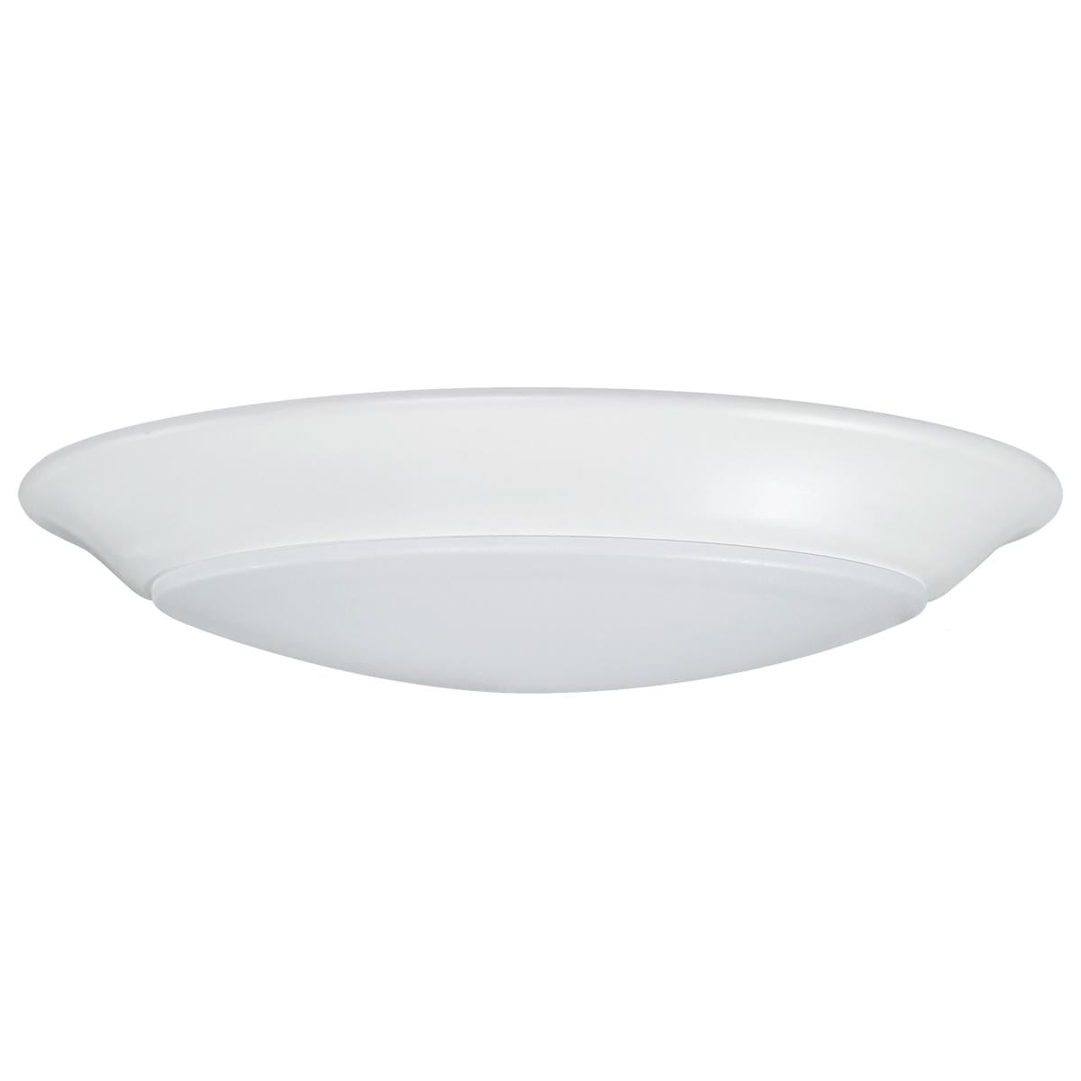Satco 62-1671 10 inch; LED Disk Light; 5000K; 6 Unit Contractor Pack; White Finish