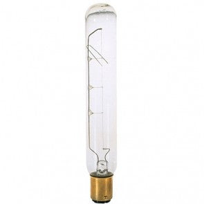 Satco S3248 25T6 1/2DC 25W Clear T6.5 BA15d 130V