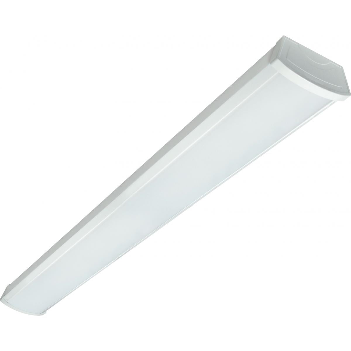 Satco 65-1084 LED 4 ft. Ceiling Wrap 40W 3000K White Finish 100-277V