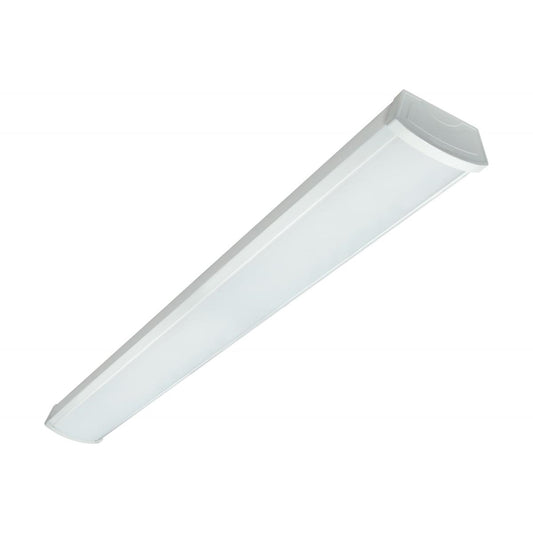 Satco 65-1089 LED 4 ft. Ceiling Wrap 40W 5000K White Finish 120-277V