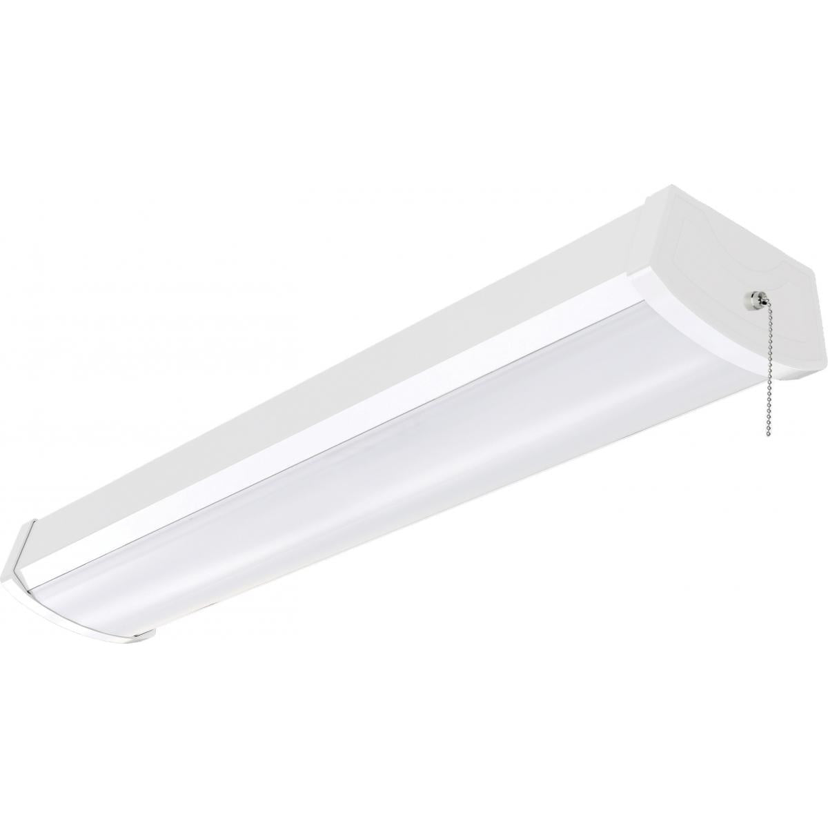 Satco 65-1091 LED 2 ft. Ceiling Wrap with Pull Chain 20W 3000K 120V