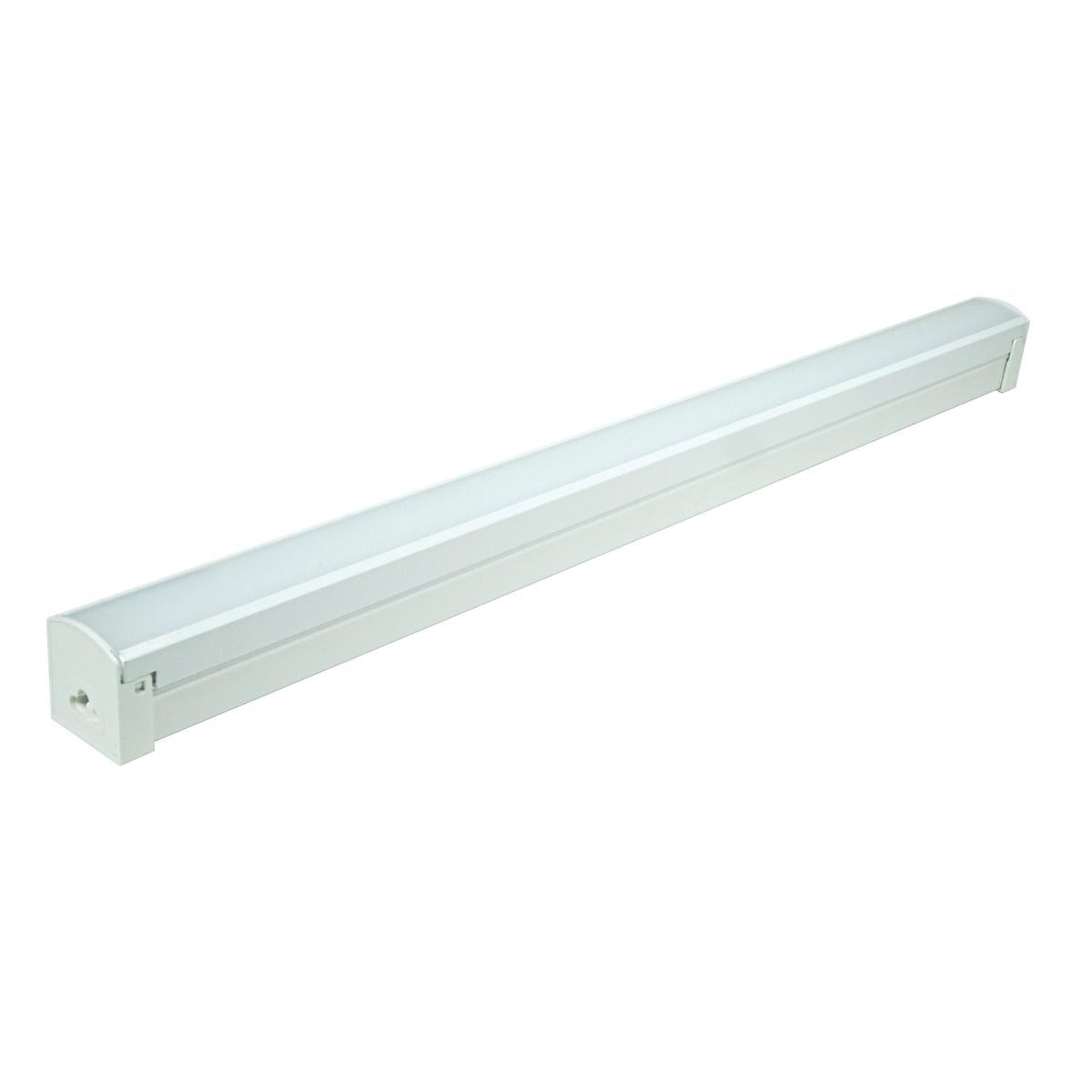 Satco 65-1103 LED 2 ft.; Connectable Strip; 24W; 4000K; White Finish; 120V