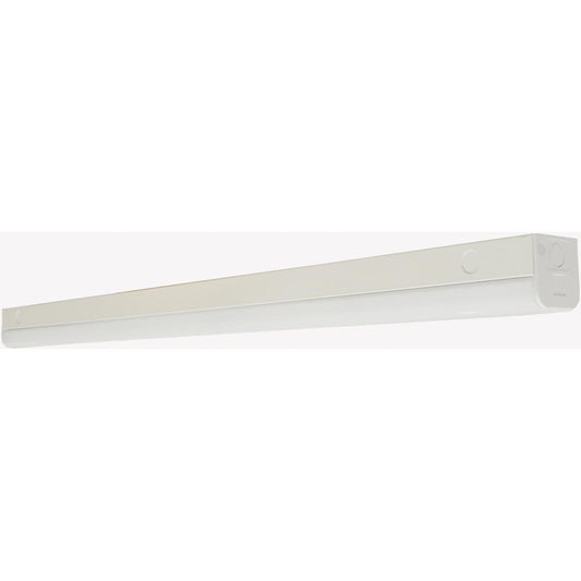 Satco 65-1122 LED 4 ft. Slim Strip Light 38W 4000K White Finish with Knockout