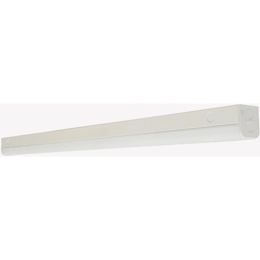 Satco 65-1123 LED 4 ft. Slim Strip Light 38W 5000K White Finish with Knockout