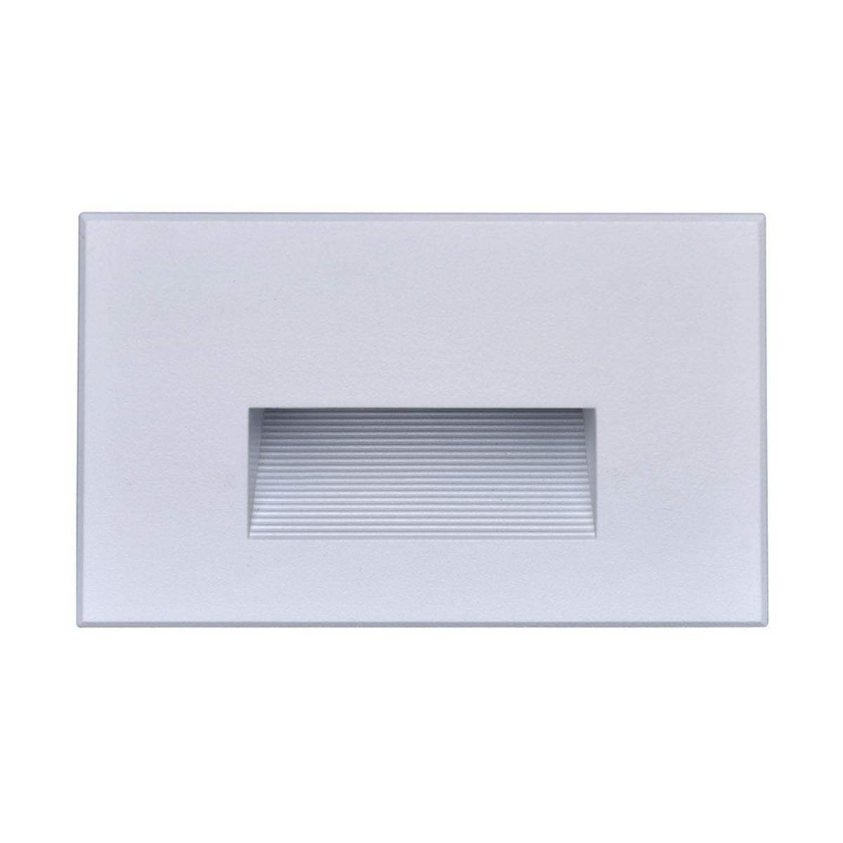 Satco 65-407 LED Horizontal Step Light; 5W; White Finish; 120V