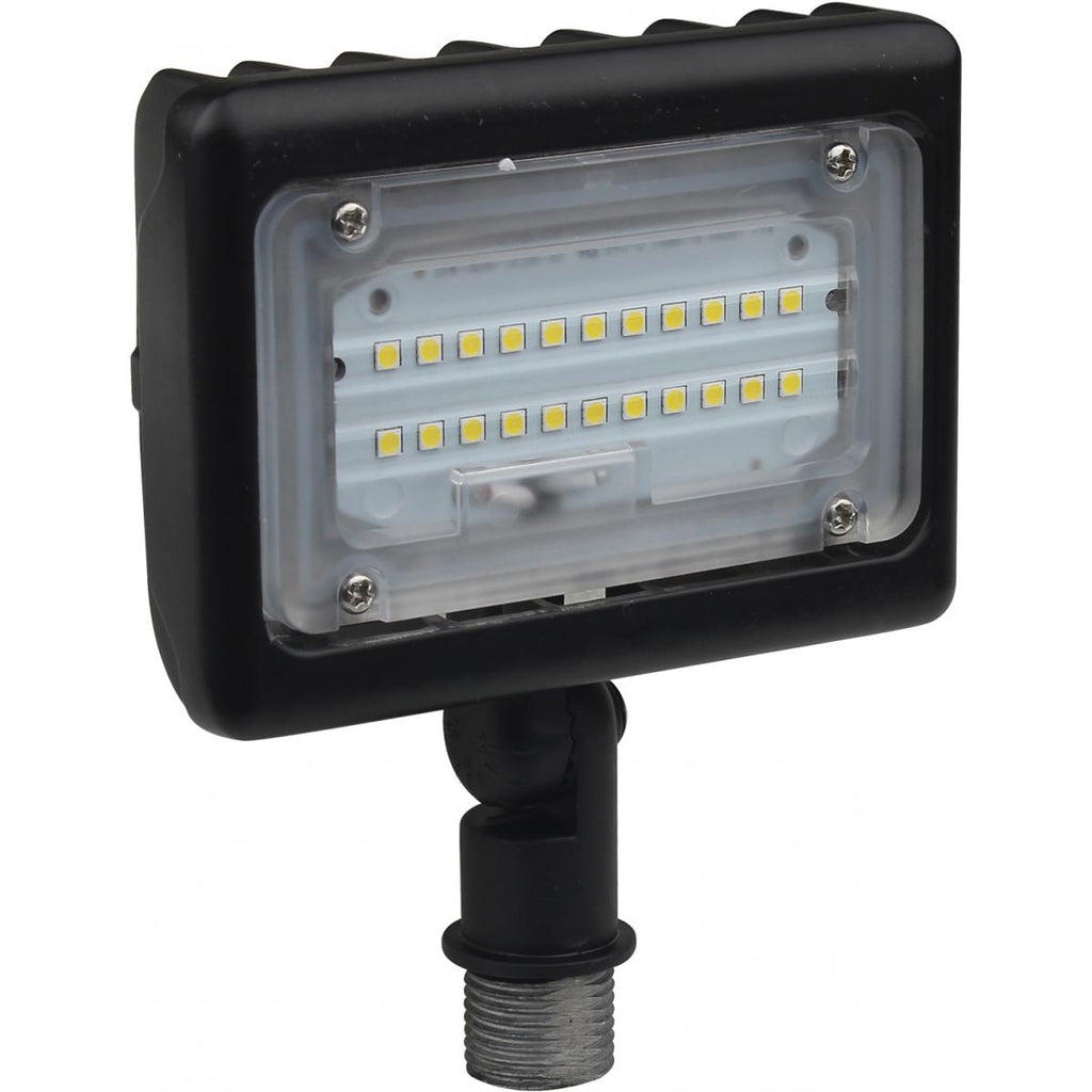 Satco 65533 LED Small Flood Light; 15W; 5000K; Bronze Finish Payless4Lighting