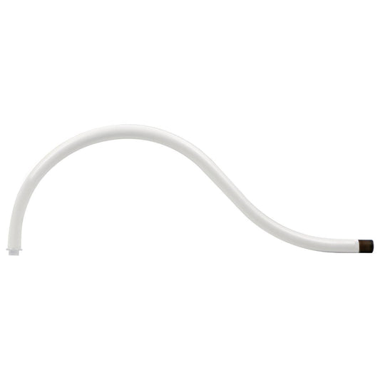 Satco 65-657 LED Gooseneck 24 in. Accessory Arm; White Finish