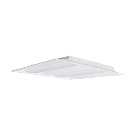 Satco 65-694 2X2 Double Basket LED Troffer Fixture Wattage Selectable CCT Selectable Lumens Selectable 100-277V