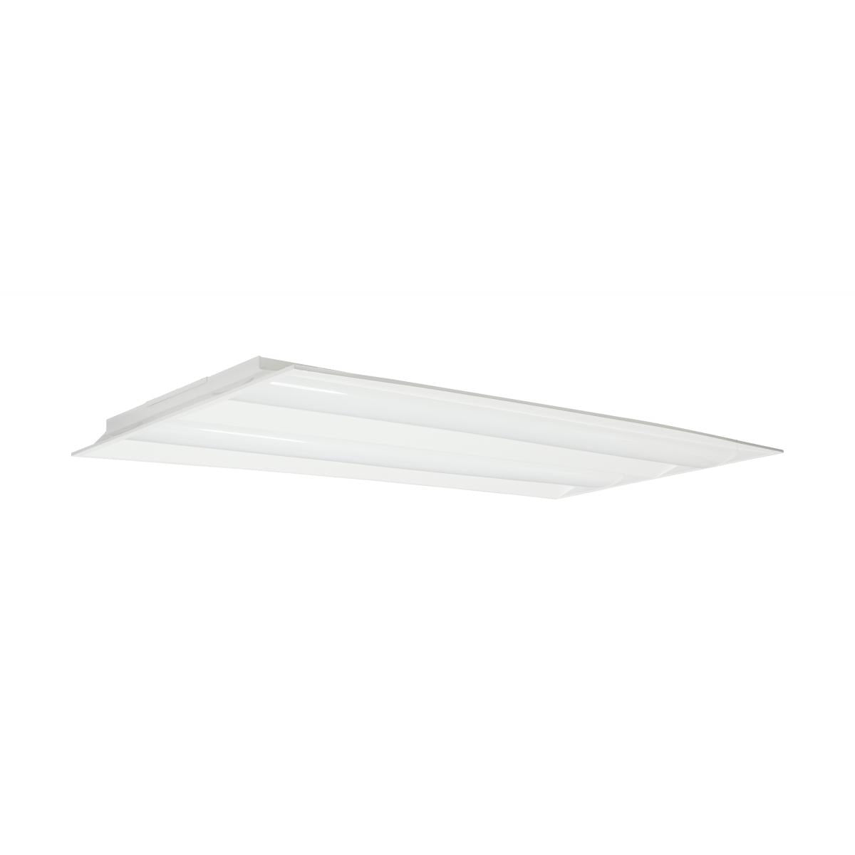 Satco 65-695 2X4 Double Basket LED Troffer Fixture Wattage Selectable CCT Selectable Lumens Selectable 100-277V