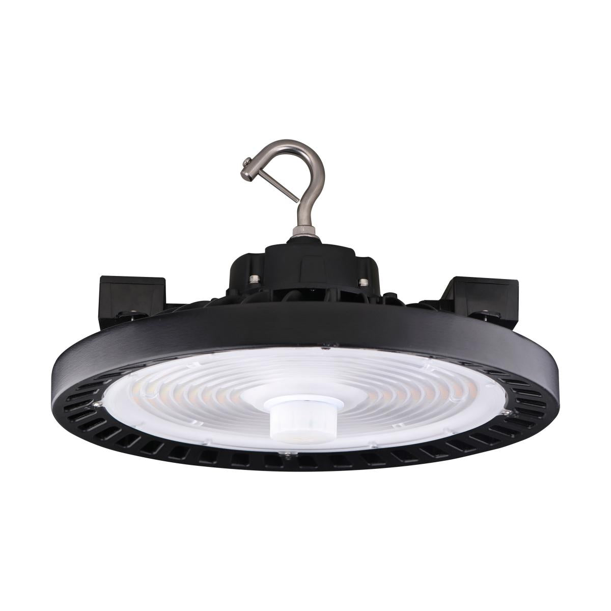 Satco 65-770R1 LED UFO High Bay CCT Selectable 3K/4K/5K and Wattage Selectable 80W/100W/120W 50,000 hours working life Black Finish