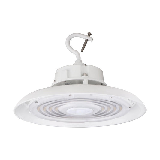 Satco 65-794R1 150W UFO LED High Bay  21600 Lumens 5000K 120-277 Volt 0-10V Dimmable White Finish