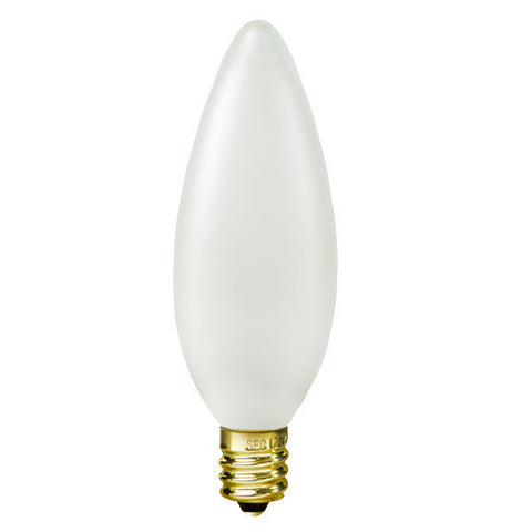 Replacement for Halco 1007 CTF40 40W TORPEDO Incandescent FROST CANDLEABRA E12 130V - NOW LED
