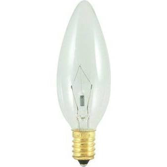 Replacement for Bulbrite 400460 60CTC/E14 60W 130V European Base Incandescent Torpedo B10 - NOW LED