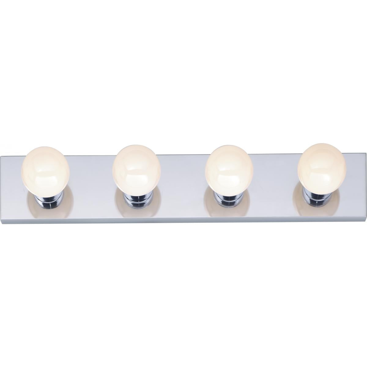 Satco 77-193 4 Light - 24" - Vanity - Strip - Polished Chrome Finish