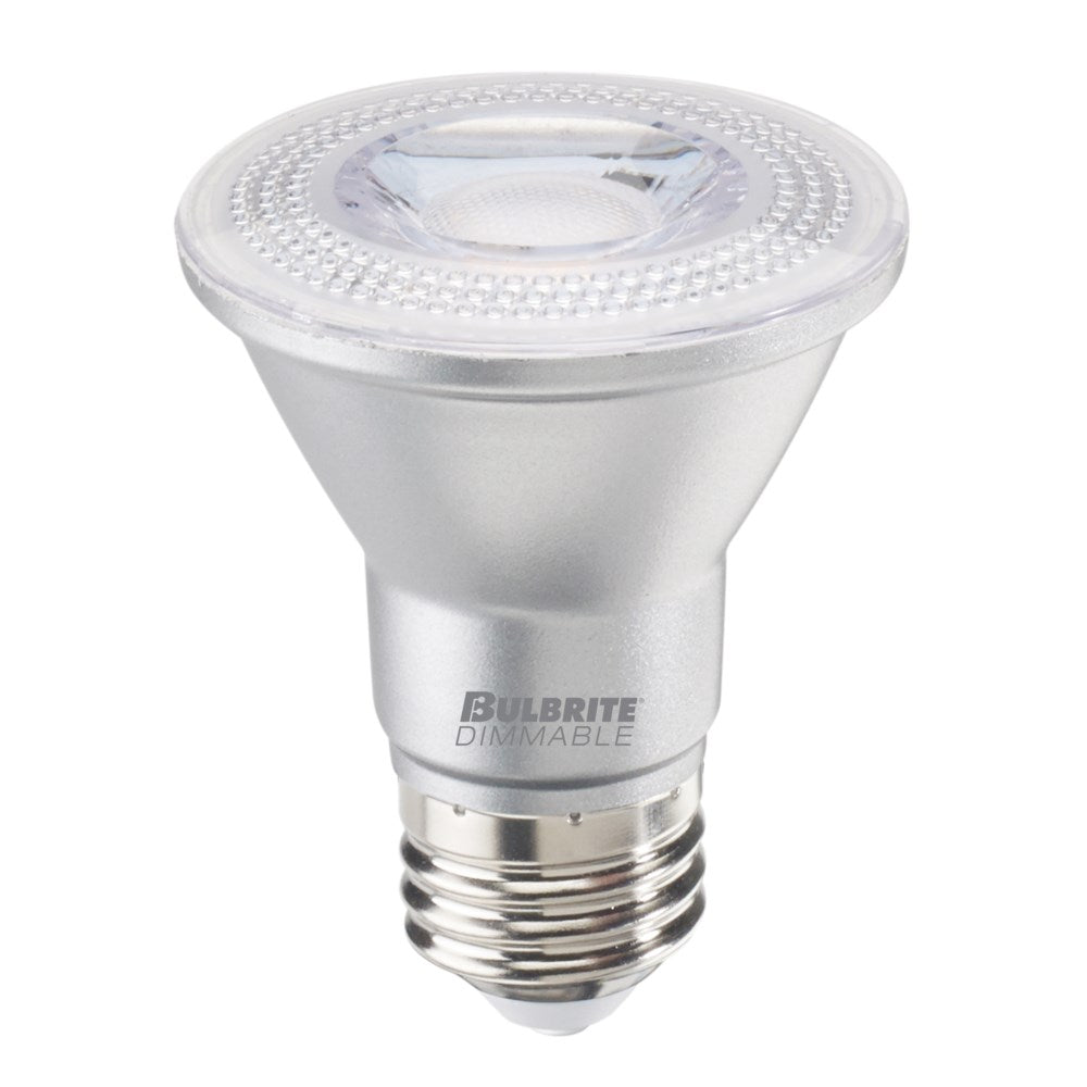 Bulbrite 772261 LED6PAR20/NFL25/927/WD/2 6.5W LED PAR20 2700K 90CRI N.FLOOD WET DIMMABLE