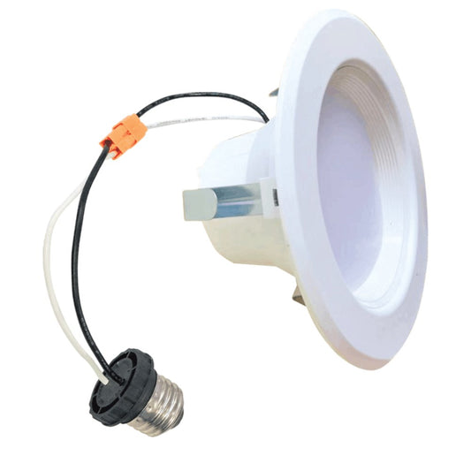 Bulbrite 773117 LED9REC/4/940/WHRD/D 9W LED 4" DOWNLIGHT RETROFIT 4000K WHITE ROUND DIMMABLE JA8 120V