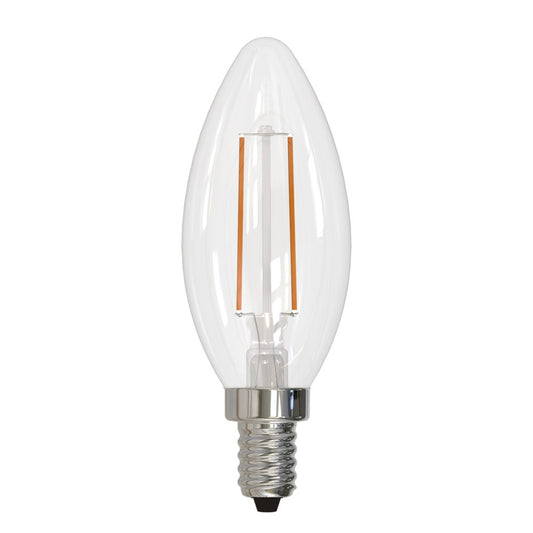 Bulbrite 776699 LED4B11/40K/FIL/D/B 4W LED B11 4000K FILAMENT E12 DIM