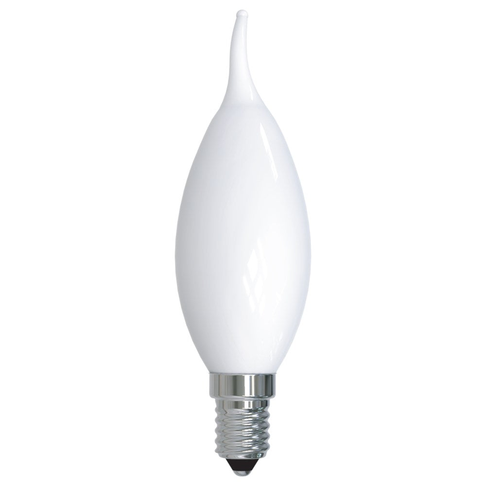 Bulbrite 776788 LED5CA10/30K/FIL/M/3 5W LED CA10 3000K FILAMENT E12 MILKY FULLY COMPATIBLE DIMMING