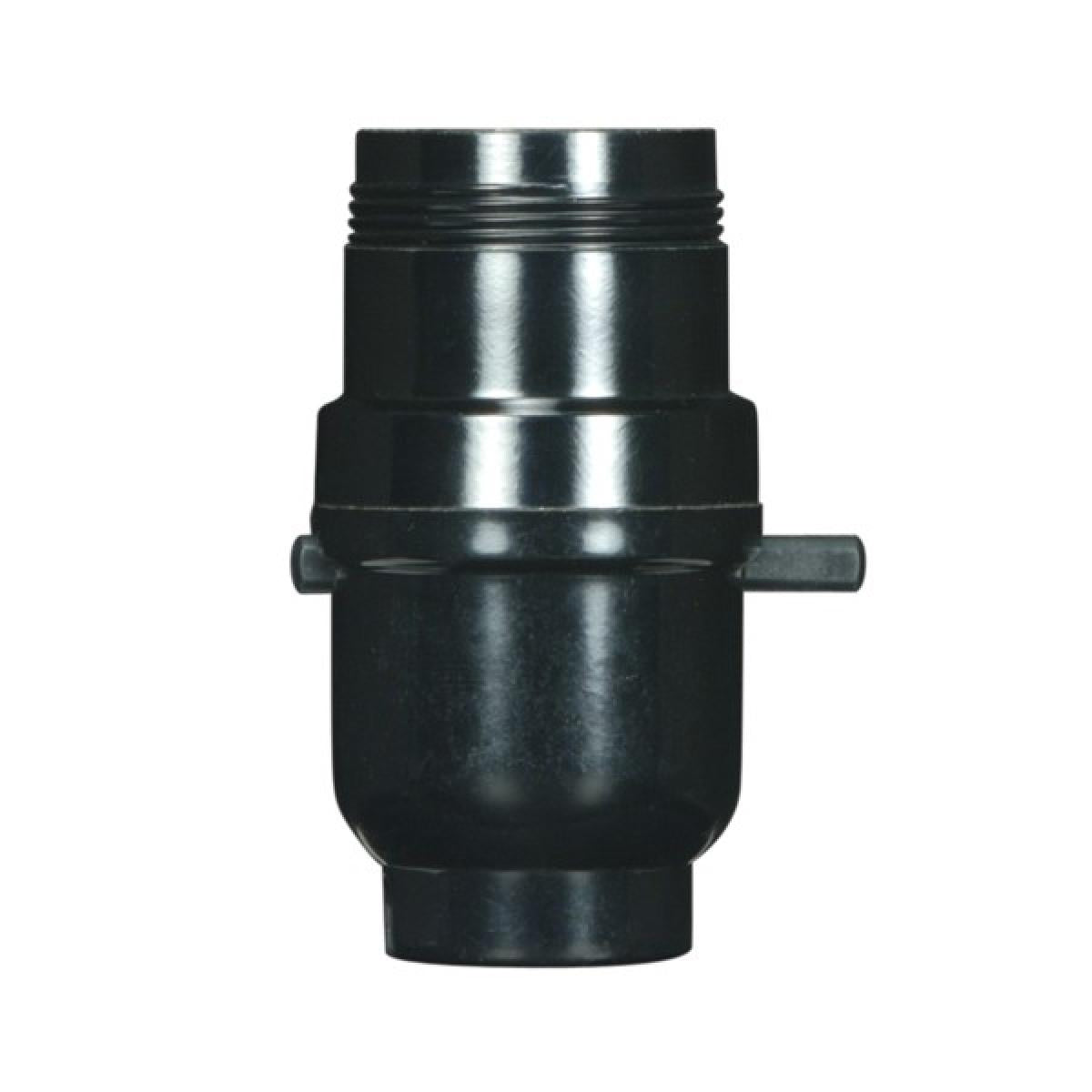 Satco 80-1106 Push-Thru, 1/8 IP Cap w/Metal Bushing Less Set Screw