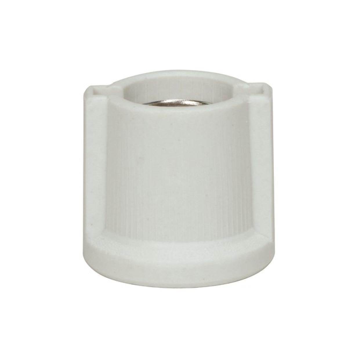 Satco 80-1120 Keyless Medium Base Surface Mount Porcelain Socket w/2 Bushings