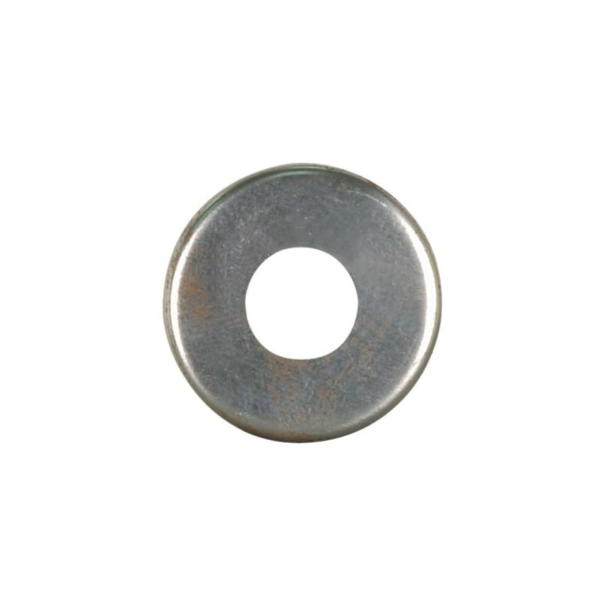 Satco 80-1282 Steel Check Ring Straight Edge 1/8 IP Slip Unfinished 4" Diameter