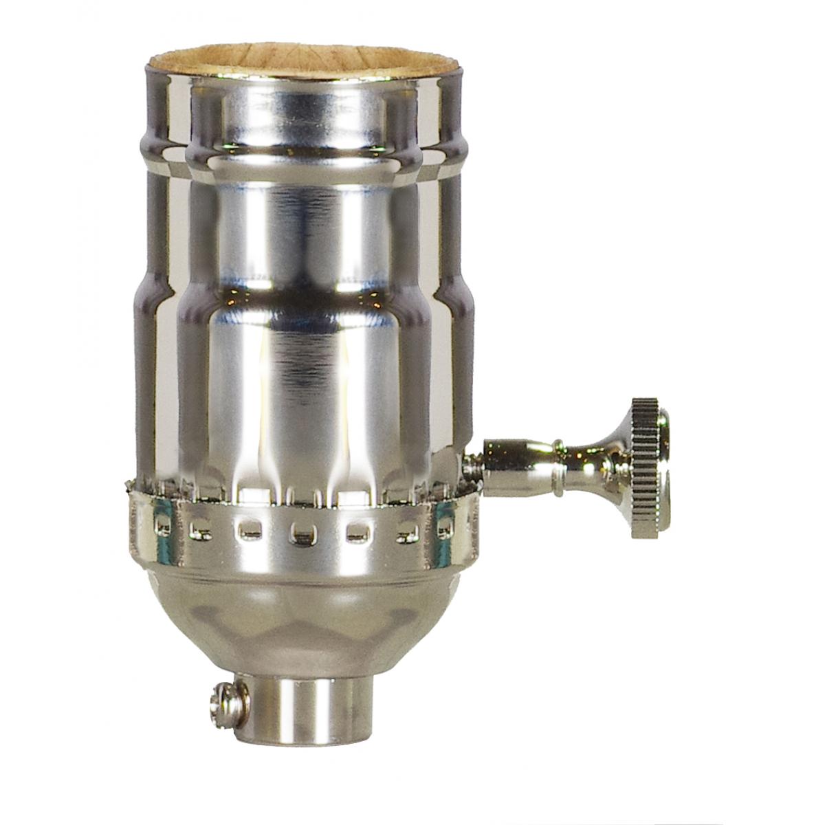 Satco 80-1463 Hi-Low Turn Knob Socket For Standard A Type Household Bulb