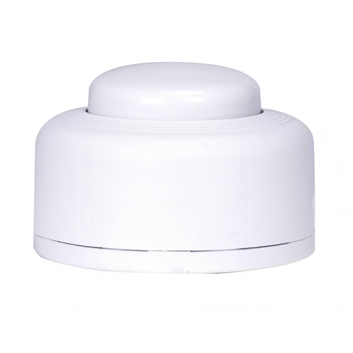 Satco 80-1466 Step-On-Button On/Off Push Switch 2A-125V, 1A-125V, 1A-250V Rating (Terminal) Length No Wire White Finish