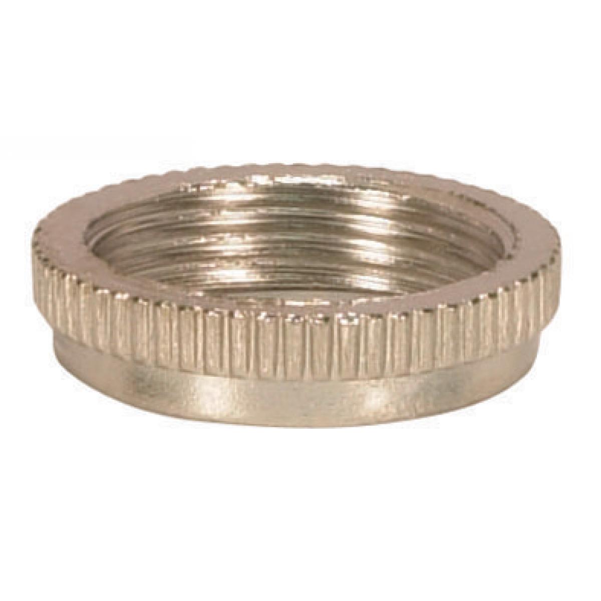 Satco 80-1486 Ring For Threaded And Candelabra Sockets 1" Outer Diameter 3/4" Inner Diameter 13/16" Thread Size 20 TPI Chrome Finish