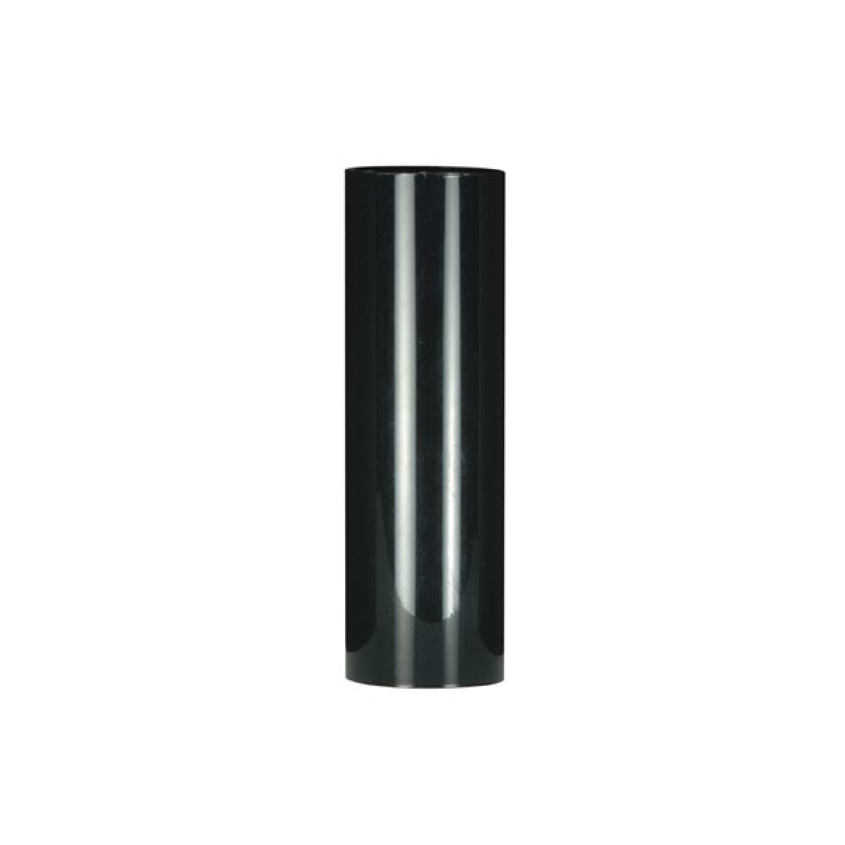 Satco 80-1555 Plastic Candle Cover Black Plastic 1-3/16" Inside Diameter 1-1/4" Outside Diameter 4" Height