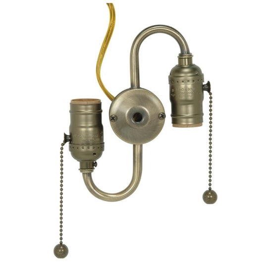Satco 80-1598 14' 18/2 SPT-2 105 Clear Gold Wire &18AWM 105 Internal Wire, 7' Centers