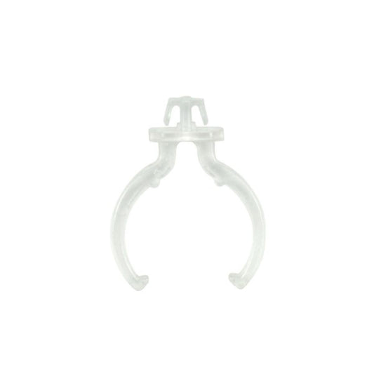 Satco 80-1603 2G11 Lamp Support Clips Clear Vertical Clip .023 - .039 (0.58 -0.99) Max. Including paint 1 1/8"H x 7/8"W