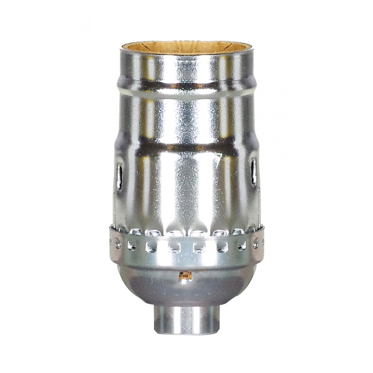 Satco 80-1670 Standard Keyless Socket 1/8 IPS Aluminum Nickel Finish 660W 250V