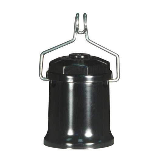 Satco 80-1762 Medium Base Pin Socket Pressure Fit With Metal Clip CSSNP Screw Shell Socket Only 2" 1-1/2" Diameter 660W 250V