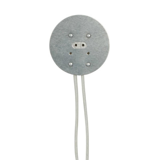 Satco 80-2044 Porcelain Halogen Round Analog Socket 24" Leads GX5.3 Base SF-1 200C Leads 1-3/4" Diameter 75W 250V
