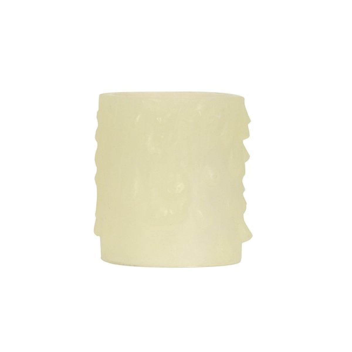 Satco 80-2081 Bee's Drip (Bee's Wax) Edison Base Ivory Finish 1-1/4" Inside Diameter 1-9/16" Outside Diameter 40W Max 1-5/8" Height