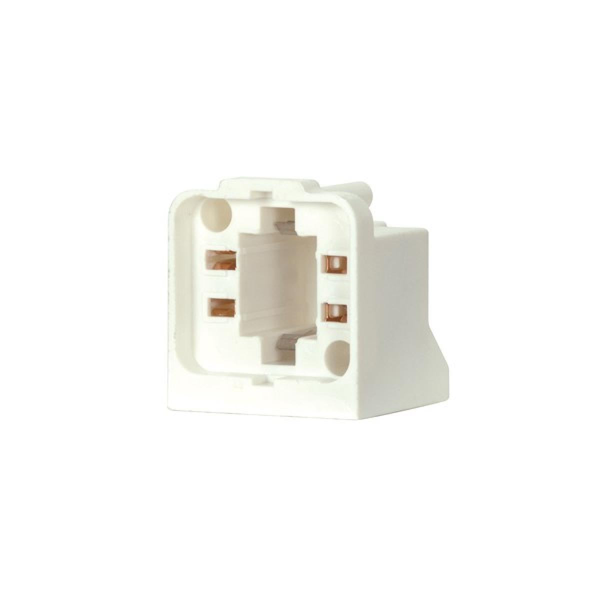 Satco 80-2107 18W 4-Pin Bottom Screw Down G24Q-2 And GX24Q-2 Base For: CF18DD/E And CF18DT/E Horizontal Mount