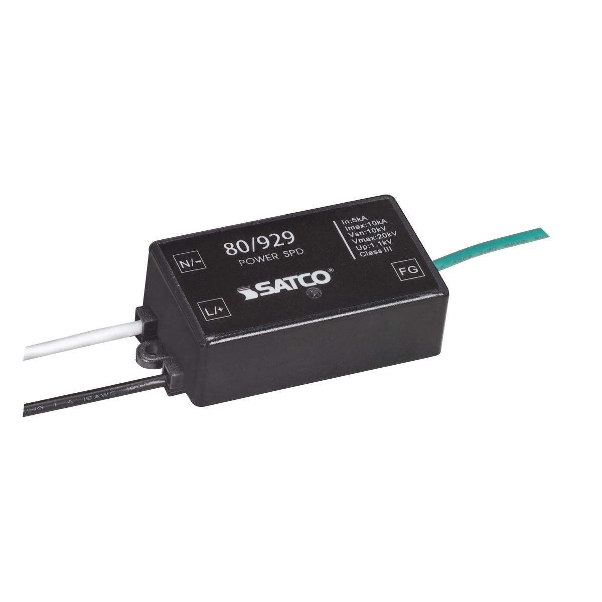 Satco 80-929 LED HID Surge Protector 100-277V AC 10KV Protection Level