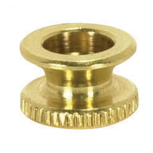 Satco 90-016 Brass Battery Nut 8/32 Burnished And Lacquered Finish
