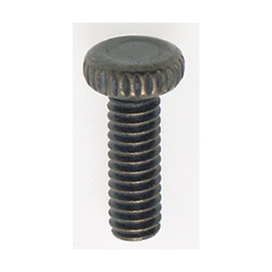 Satco 90-024 Steel Knurled Head Thumb Screw 8/32 1/2" Length Antique Brass Finish