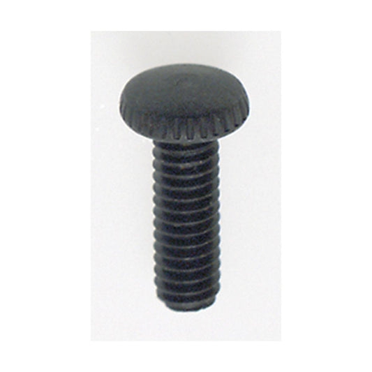 Satco 90-025 Steel Knurled Head Thumb Screw 8/32 1/2" Length Black Finish