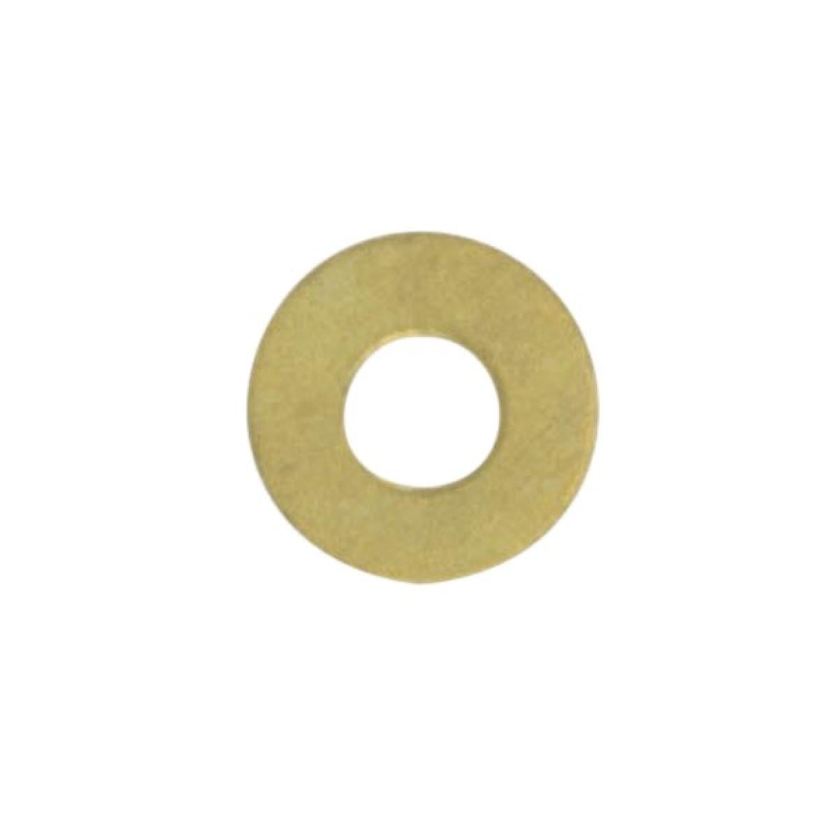 Satco 90-1020 Light Steel Washer 1/8 IP Slip 24 Gauge 5/8" Brass Plated Finish