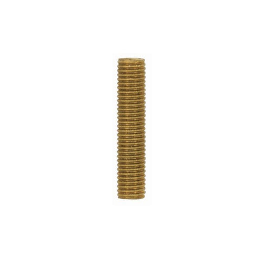 Satco 90-1189 1/8 IP Solid Brass Unfinished 2" Length 3/8" Wide