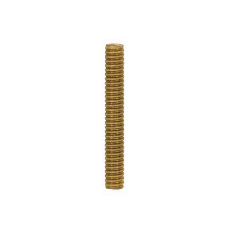 Satco 90-1191 1/8 IP Solid Brass Unfinished 2-1/2" Length 3/8" Wide