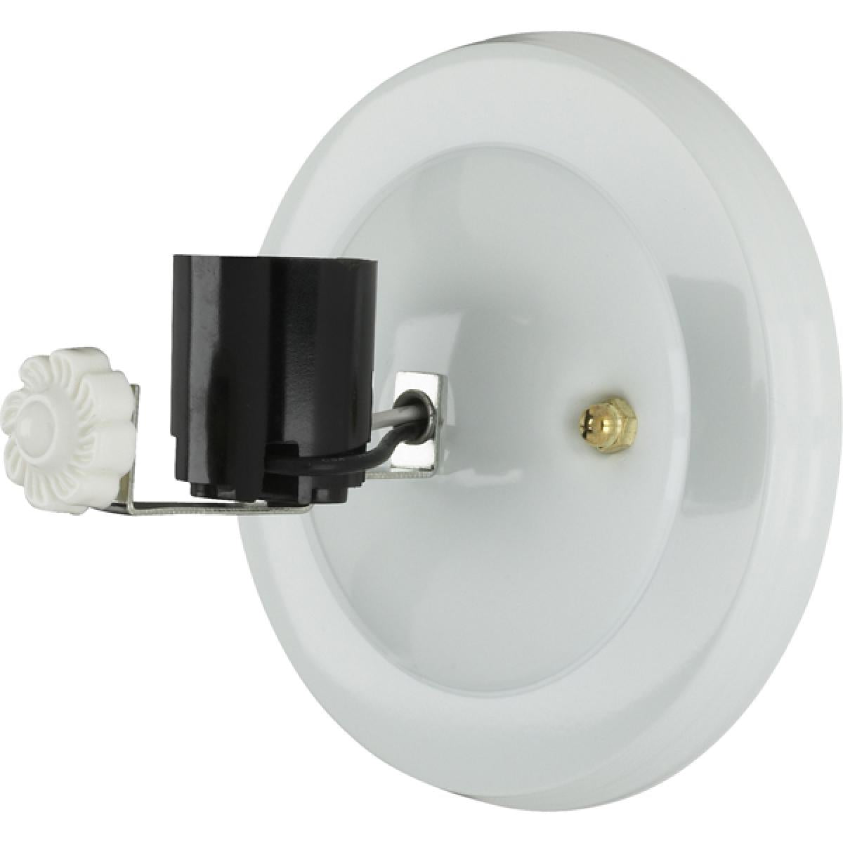Satco 90-1299 1-Light U-Channel Glass Holder 1 Light For Use With 7" U-Bend Glass Includes Hardware